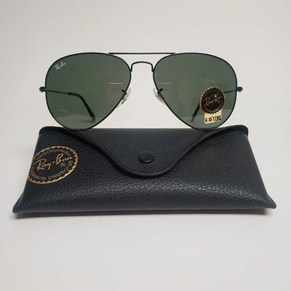 Ray-Ban RB3025 Black L2823 Aviator Sunglasses